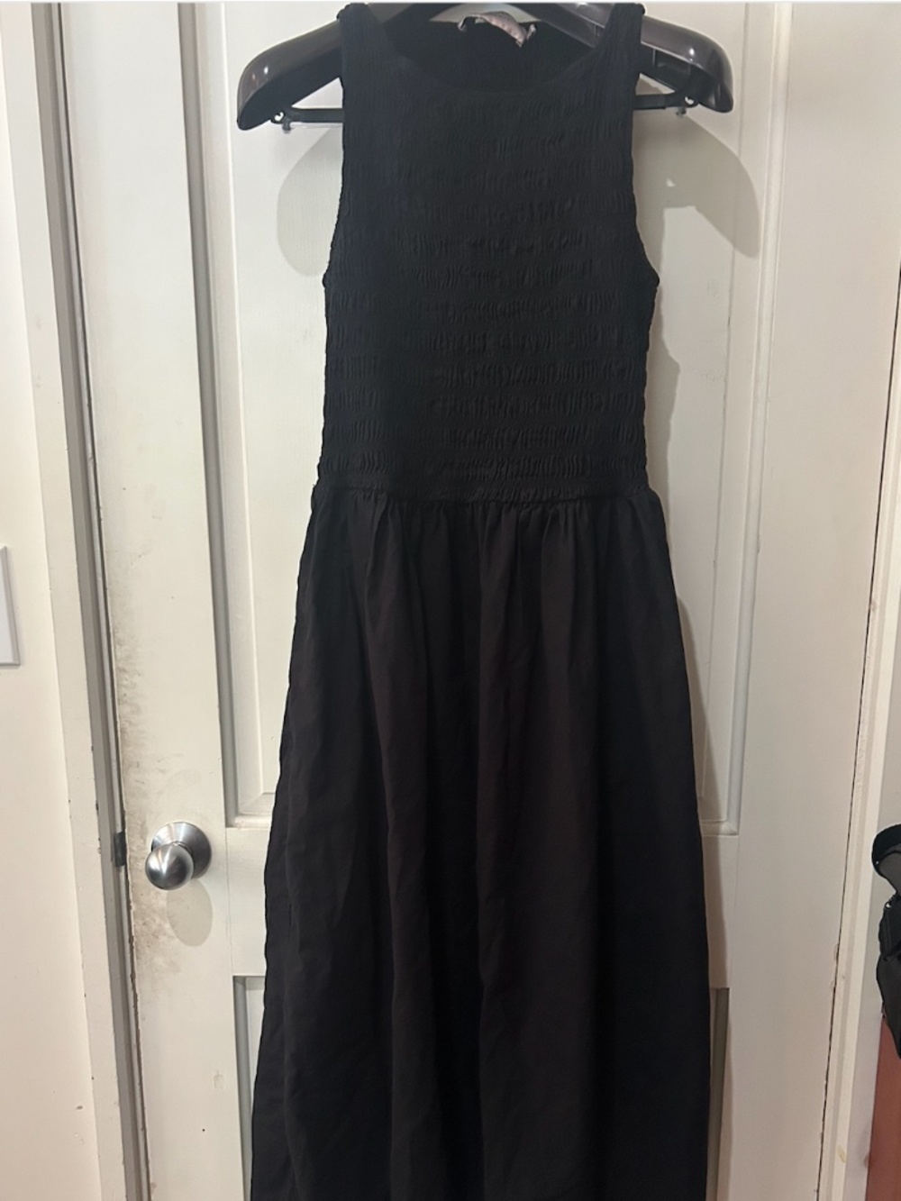 White Closet Elements Black Maxi Dress